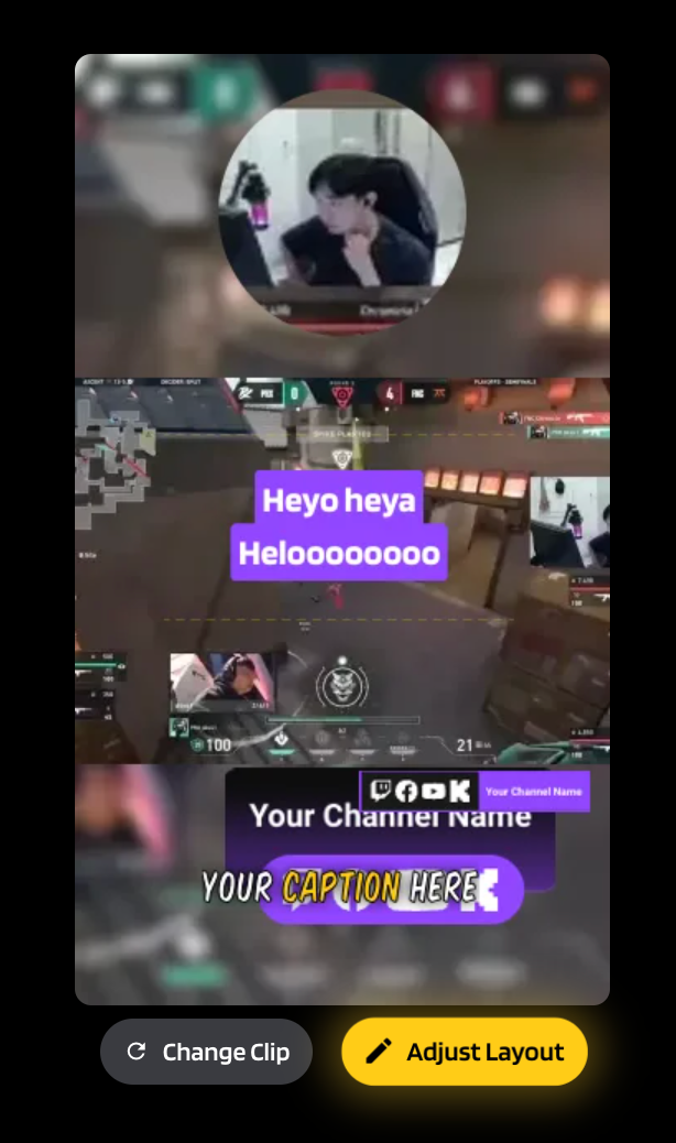 Eklipse AI Edit final output clip